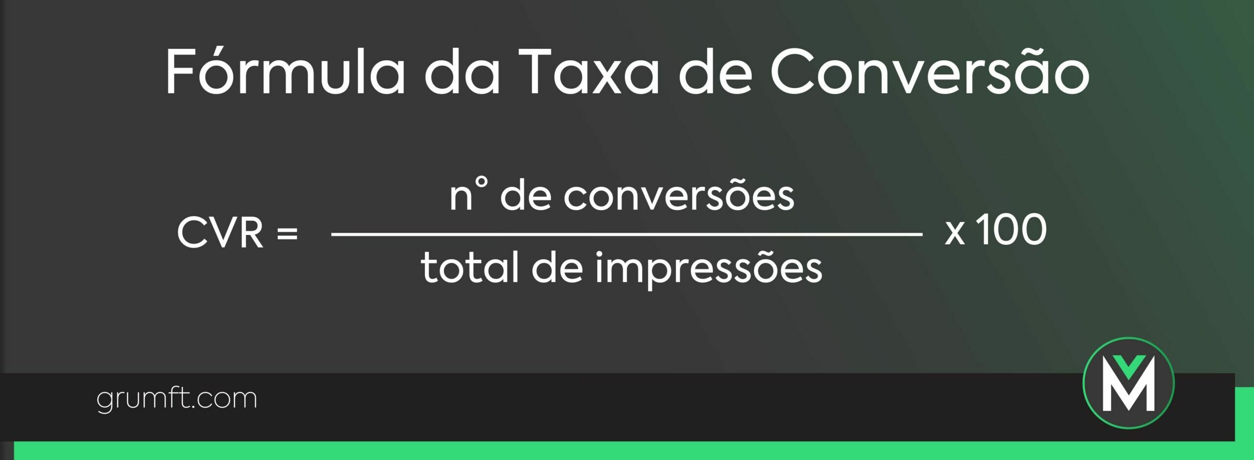 Fórmula da Taxa de Conversão